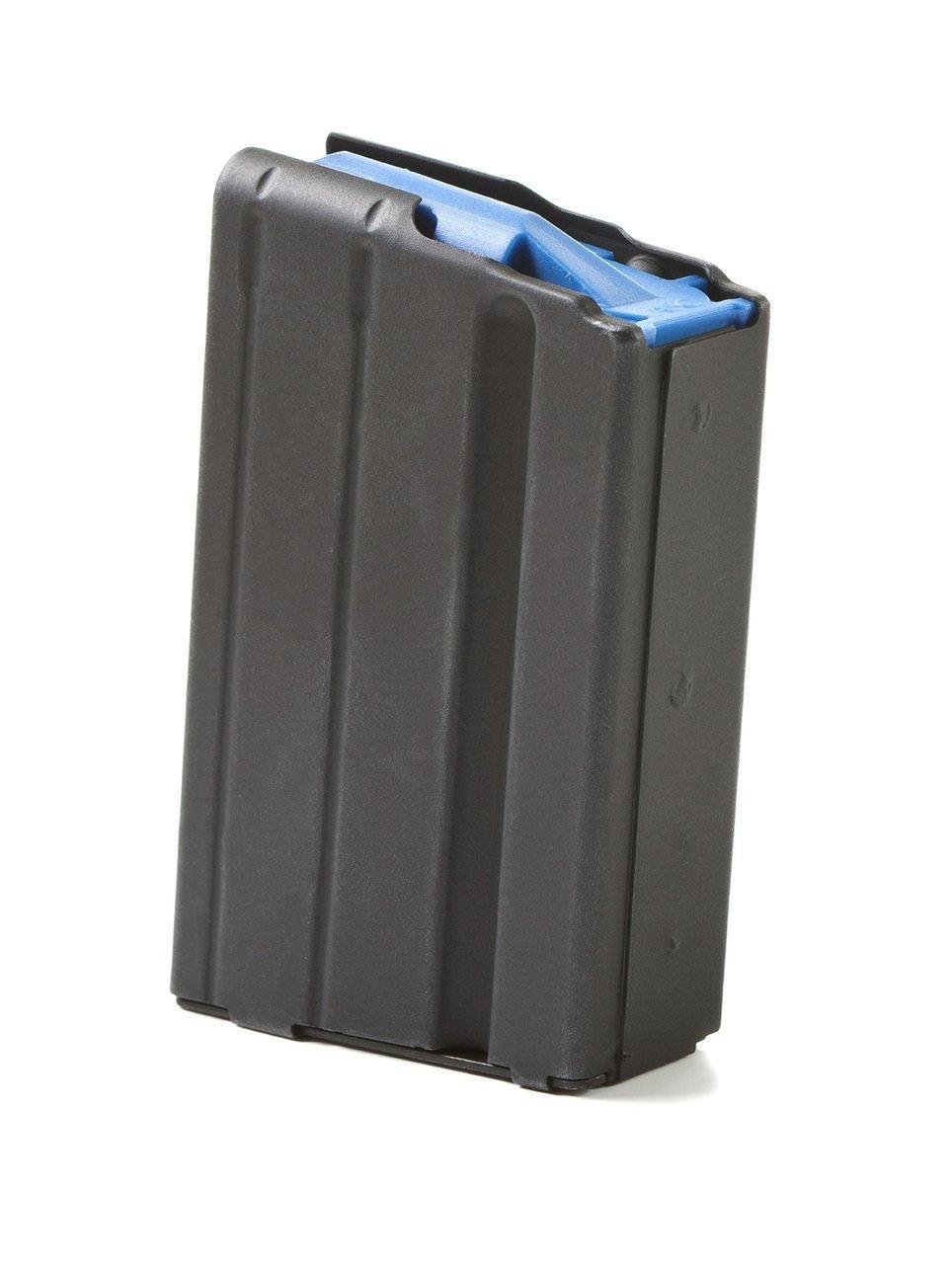 ASC AR Family 6.5 Grendel Black Stainless Steel Rifle Magazine with Blued Follower 10/rd
