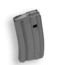 ASC 20/rd .223 Rem Aluminum Grey Follower AR Family Rifle Magazine