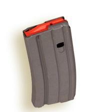 ASC 20/rd .223 Rem Aluminum Grey Magazine Orange Follower AR Family