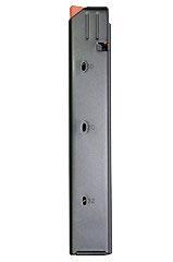 ASC AR-Pattern Rifle Magazine 9mm Luger 20rd Black Stainless Steel Orange Follower