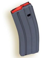 .223 Remington ASC AR Family Grey Aluminum Orange Follower 30-Round Rifle Magazine