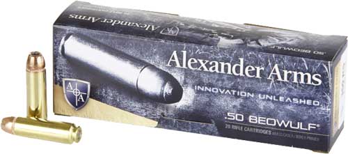Alexander Arms XTP Hornady XTP Hollow Point 350 Grain .50 Beowulf 1750 fps