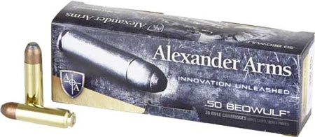 Alexander Arms FP Flat Point 400 Grain .50 Beowulf 1820 fps