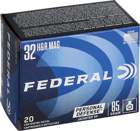 Federal Premium Personal Defense Handgun Ammo 32 H&R Mag. 85 gr. JHP 20 rd.