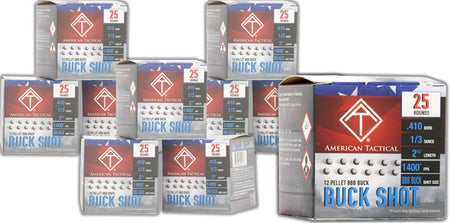 ATI 12 pellets Shotgun Ammo .410 Bore 2.5 in 1/3 oz BBB