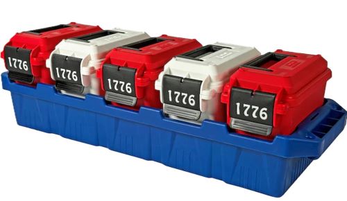 MTM 5 MINI AMMO CANS WITH CUSTOM TRAY AMERICA 250 EDTN