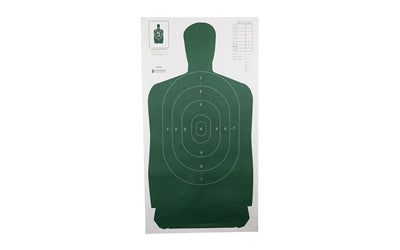 Action Target B-27S Green Silhouette Standard Paper Target, 24"x45", 100-Pack B-27SGREEN-100