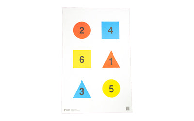 Action Target Discretionary Command Training Paper Target DT-2A-100, V2-A, 23"x35", Box of 100