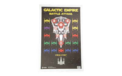 Action Target Galactic Empire Battle Attack Paper Target, Multi Color, 23"x35", 100 Count GS-GBSA-100