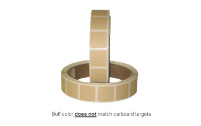 Action Target PAST/BUFF Self-Adhesive Buff Target Repair Pasters, 7/8" Square, 1000-Roll