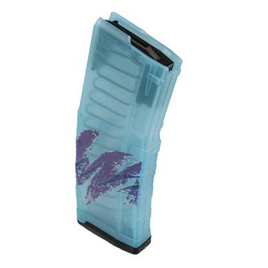 Amend2 AR-15 30rd Mod C Jazz Teal Printed Polycarbonate Rifle Magazine 5.56/.223