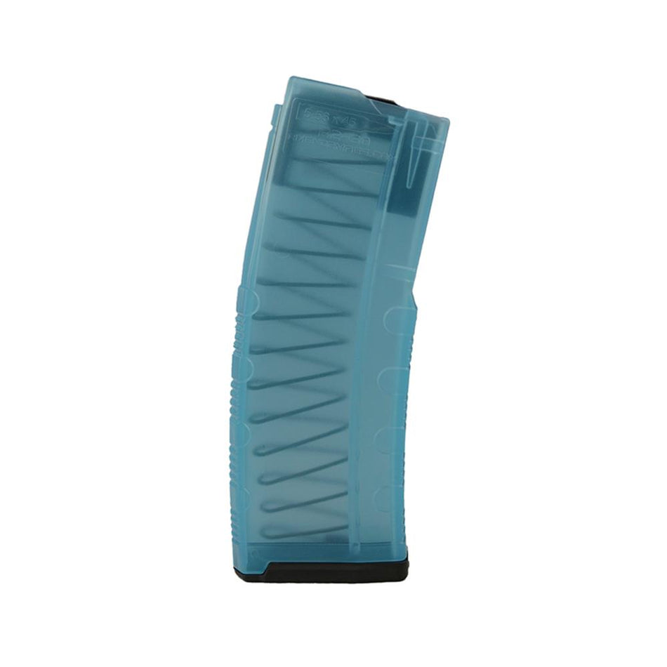 Amend2 30rd Mod-C Translucent Teal AR-15 Rifle Magazine 5.56/.223 Remington