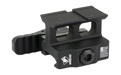 American Defense Mfg. AD-509T Co-Witness QD Optic Mount, Holosun 509T Footprint, Hard Coat Black Anodize
