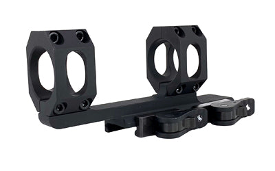 American Defense AD-RECON 34mm Scope Mount, Patented QD Auto Lock, 2" Offset, TAC Aluminum Levers, Black AD-RECON-34-TAC
