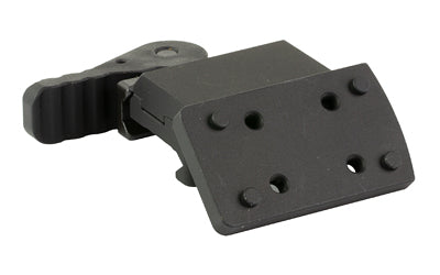 American Defense Mfg. Quick Detach 45 Degree Offset Red Dot Mount, RMSc Footprint, Left/Right Hand, Black AD-TR-OFFSET-45-STD