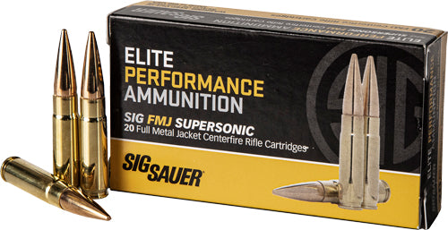 Sig Sauer Elite Performance .300 AAC Blackout 125 grain Full Metal Jacket ammunition