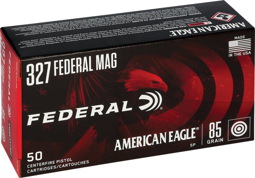 Federal American Eagle .327 Federal Mag 85 grain Jacketed Soft Point ammunition