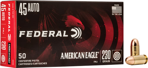 Federal American Eagle .45 ACP/Auto 230 grain Full Metal Jacket ammunition