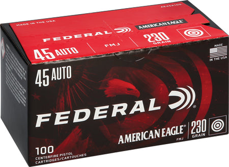 American Eagle  Full Metal Jacket 230 Grain .45 ACP/Auto 890 fps