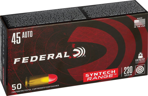 American Eagle Syntech Range LEAD-FREE Total Syntech Jacket Round Nose 230 Grain .45 ACP/Auto 830 fps
