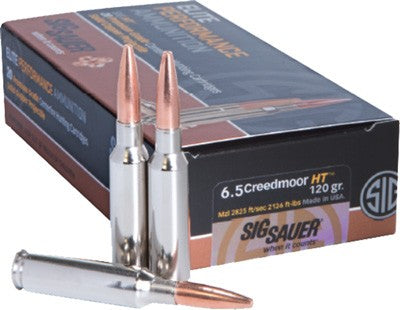 Sig Sauer Elite Copper Hunting Copper Solid 120 Grain 6.5mm Creedmoor 2825 fps