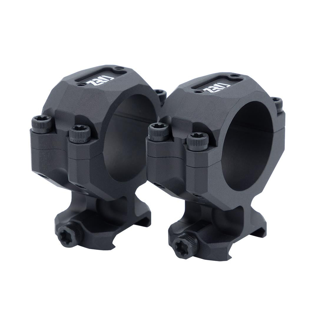 ZRO Delta 30mm StealthCut Ultra-Lightweight Riflescope Rings 1.25" Black