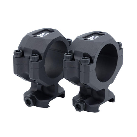 ZRO Delta 30mm StealthCut Ultra-Lightweight Riflescope Rings 1.25" Black