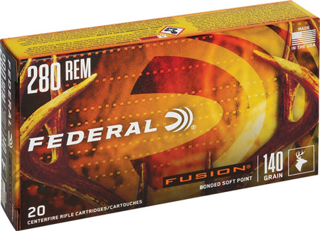 Federal Fusion .280 Remington 140 grain Bonded Soft Point ammunition