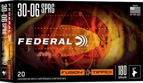 Federal Fusion Tipped .30-06 Springfield 180 grain Polymer Tip ammunition