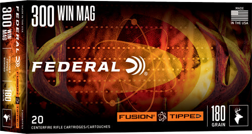 Federal Fusion .300 Winchester Mag 180 grain Polymer Tip ammunition