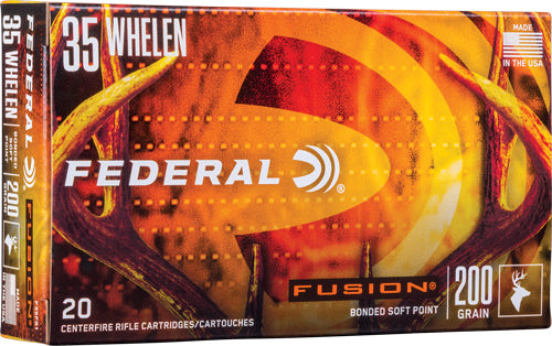 Federal Fusion Jacketed Soft Point 200 Grain .35 Whelen