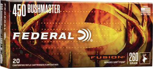 Federal Fusion Fusion Soft Point 260 Grain .450 Bushmaster 2200 fps