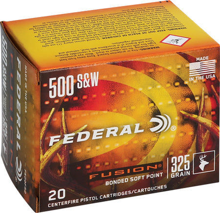 Federal Fusion Fusion Soft Point 325 Grain .500 S&W Mag 1450 fps