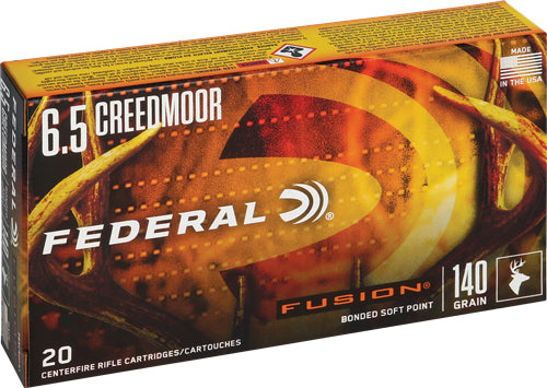 Federal Fusion Fusion Soft Point 140 Grain 6.5mm Creedmoor 2725 fps