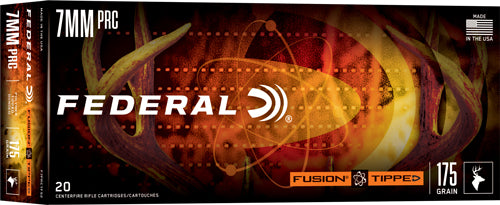Federal Fusion Tipped 7mm PRC 175 grain Polymer Tip ammunition
