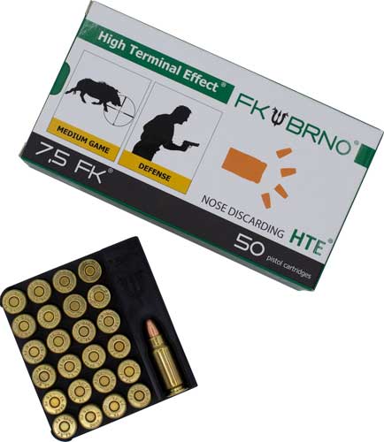 FK Brno F5 7.5 FK 95 grain Copper Hollow Point ammunition