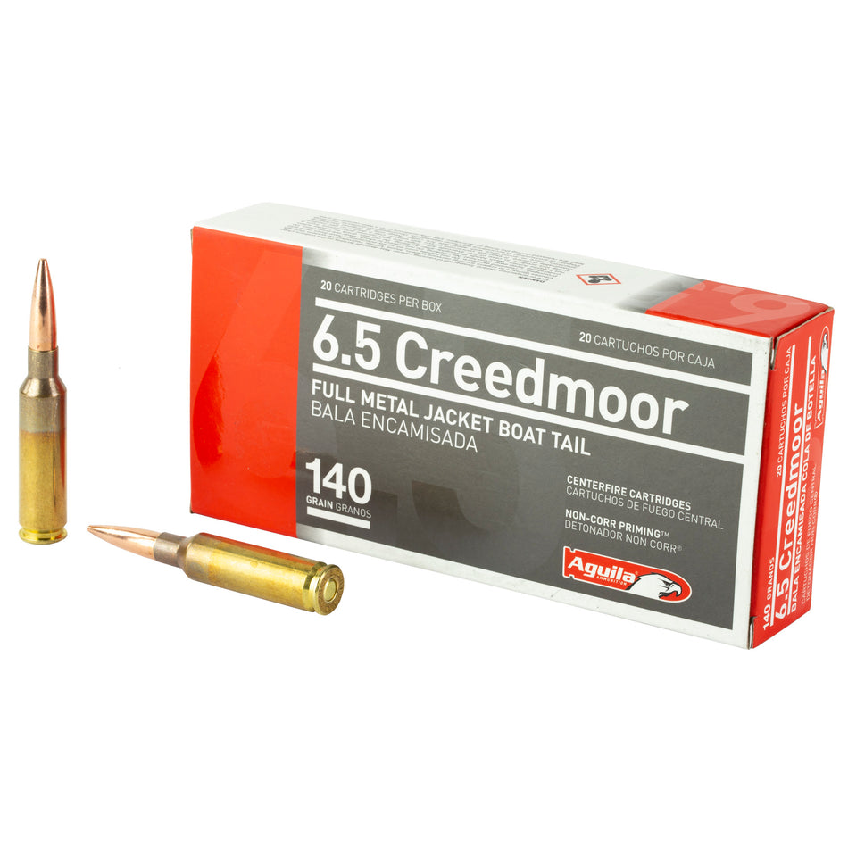 Aguila 6.5 Creedmoor 140gr FMJBT