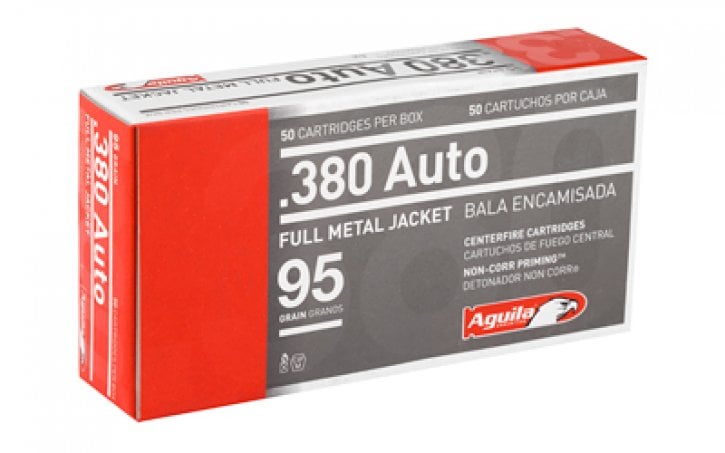 Aguila .380 Auto 95 gr Full Metal Jacket (FMJ)