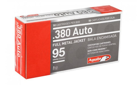 Aguila .380 Auto 95 gr Full Metal Jacket (FMJ)