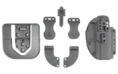 Alien Gear Holsters Photon Appendix Carry Holster, Sig P320 Compact, No-Light, Optics Ready, Black Polymer, Ambidextrous PHO-0692-L0-D