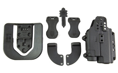 Alien Gear Holsters Photon Appendix Carry Holster, GLOCK 43X MOS and 48 MOS with TLR-7 Sub Weapon Light, Black Polymer, Ambidextrous PHO-1138-L1-D