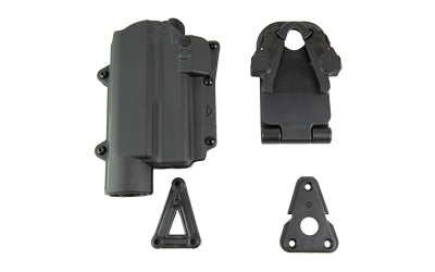 Rapid Force Duty Holster Level 2, GLOCK 19/19X/45/22/17 w/ Large Light, Right Hand, Polymer, Black