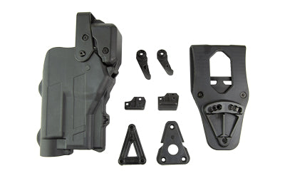 Rapid Force Duty Holster Level 3, Sig P320/M18/XCarry w/ Large Light, Right Hand, Polymer, Black