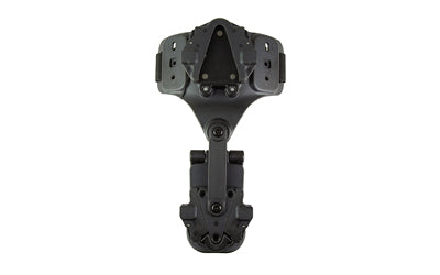 Rapid Force Holster Expansion, Dynamic Drop Leg and Locking Belt Slide with Standard Strap, Black RFX-DD-BK-LBS-S-LK-C