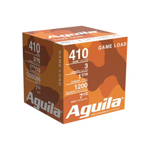 Aguila Sub-Gauge High Velocity Shotgun Ammo .410 Bore 3 in 11/16 oz #7.5