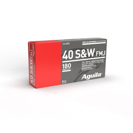 Aguila  .40 S&W 180 grain Jacketed Hollow Point Flat Nose ammunition