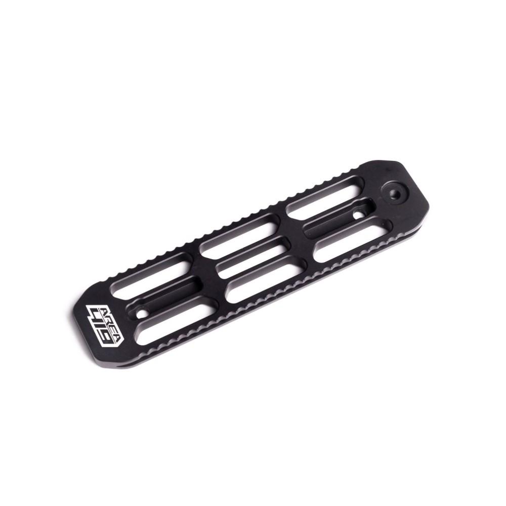 Area 419 Arcalock MLOK 6 Inch Arca Dovetail Rail Matte Black