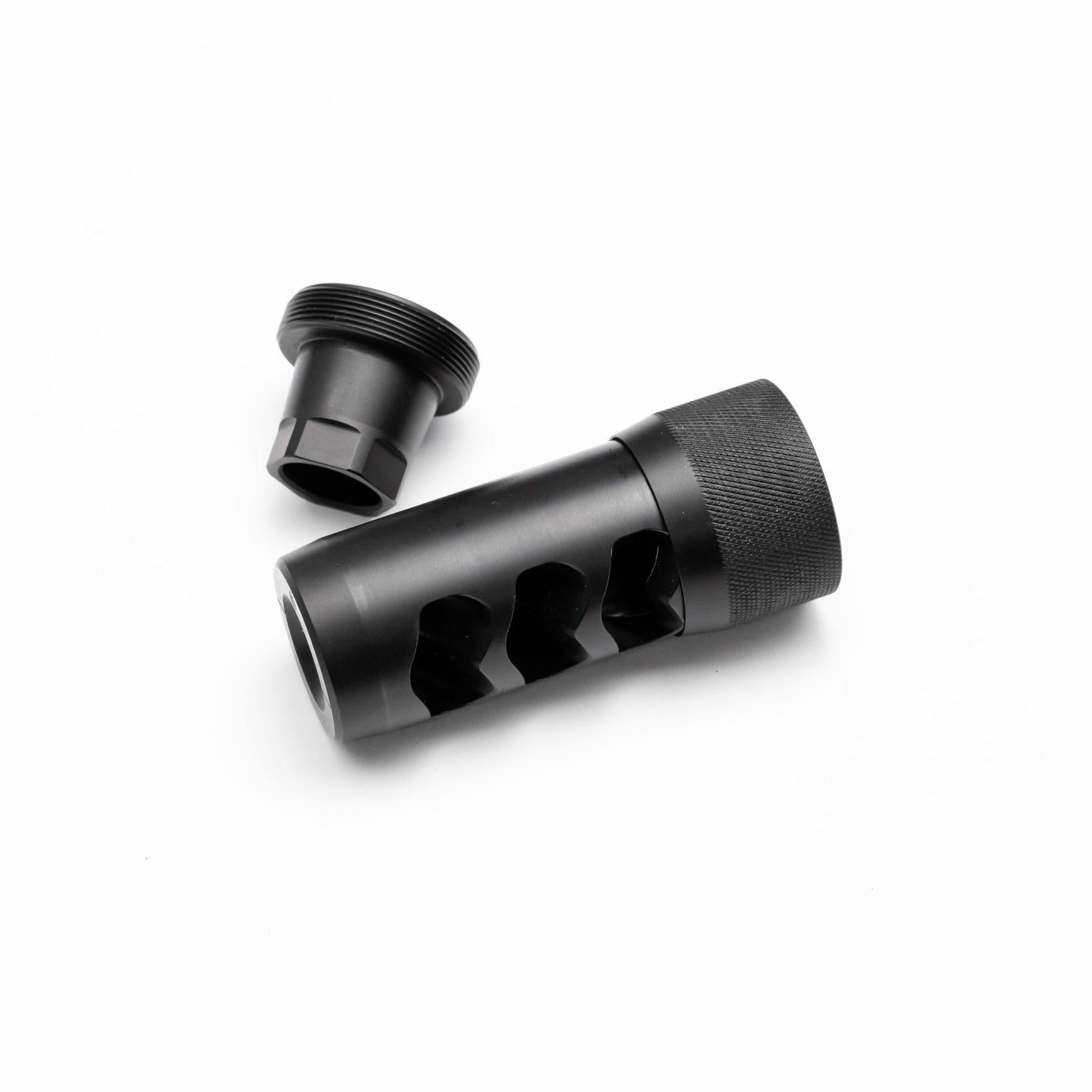 Area 419 Hellfire Self Timing Brake 6.5mm Black Nitride 1/2-28 Threaded Muzzle Device
