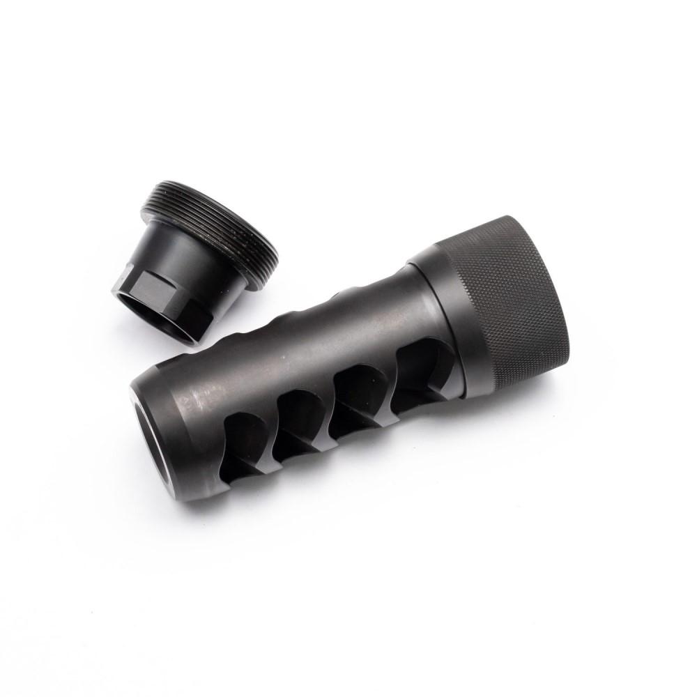 Area 419 Sidewinder Magnum .338 Cal Muzzle Brake Self-Timing Black Nitride 3/4-24