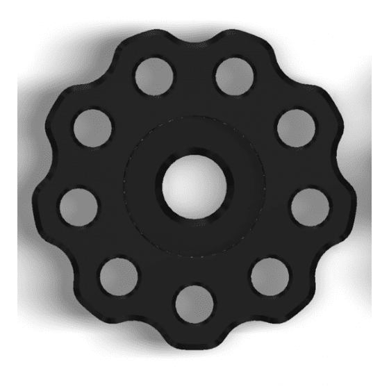 Area 419 Zero Press 7/8" Replacement Turret with 9 Die Stations